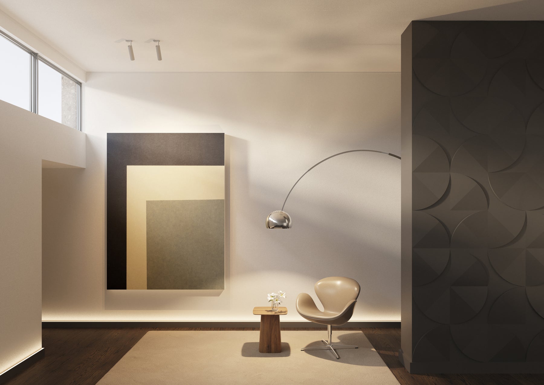 Plinthe à Led IL10 Black - 2 mètres - Revêtement Maroc