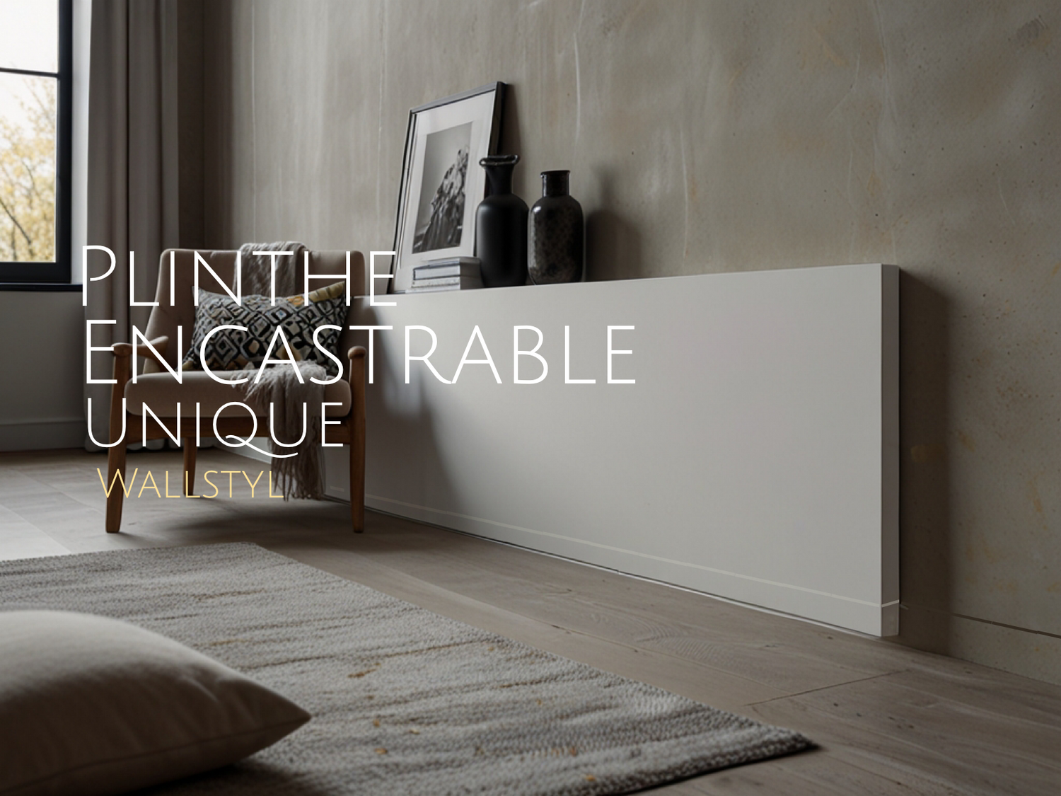 Découvrez l’élégance et la simplicité des plinthes Wallstyl encastrables