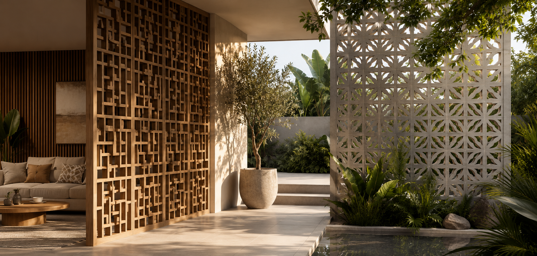 Claustras Décoratifs Intérieurs & Extérieurs | Revetement.com