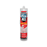 Soudal Fix ALL HIGH TACK CLEAR Transparent 290 ML – Mastic - colle hybride