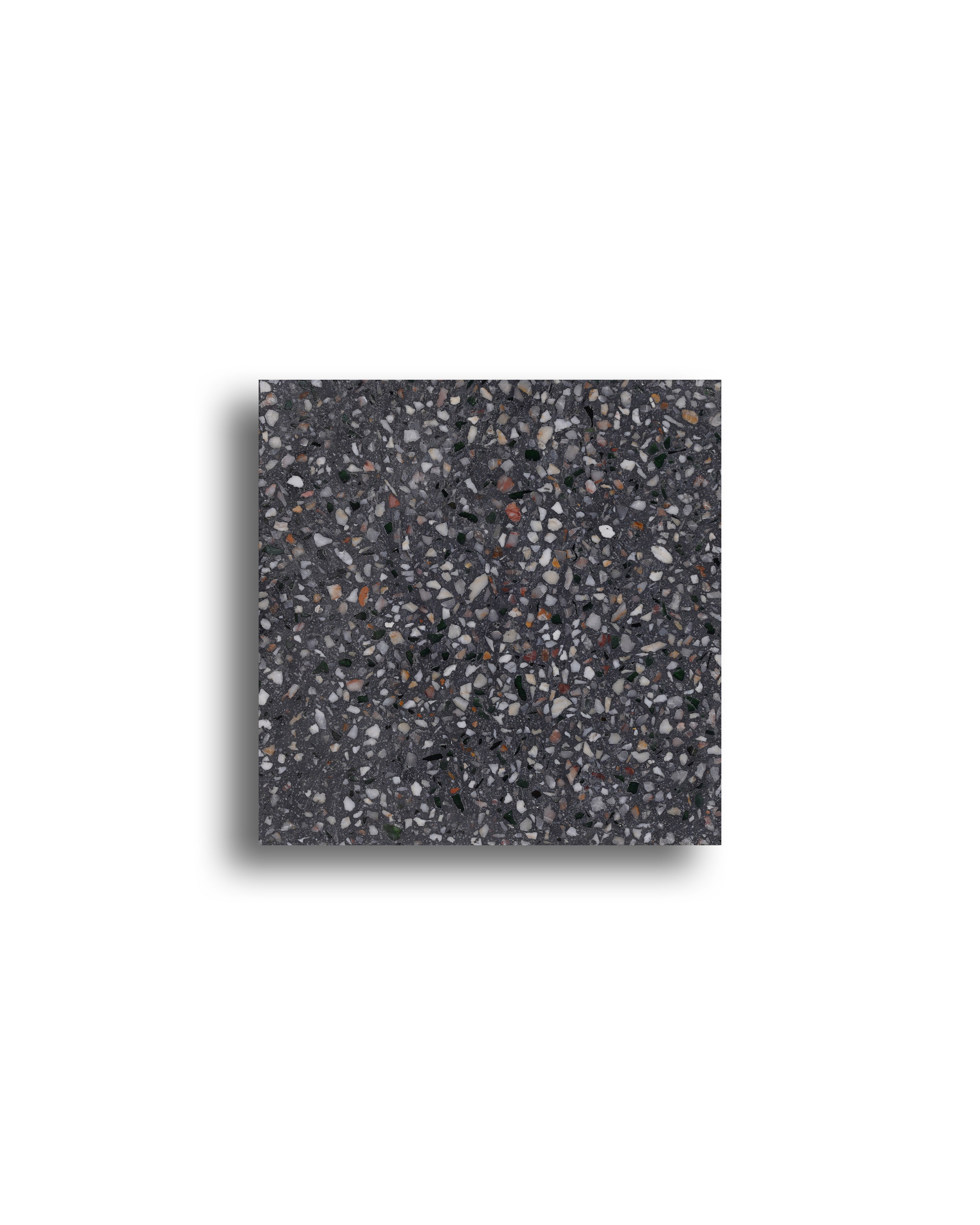 Carreau de ciment - terra unim NoirP ref. 25212184 pack 6 pièces - TILINE