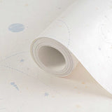 Papier Peint Nuages & Points Pastel – Douceur Scandinave pour Chambre Bébé - Revêtement Maroc