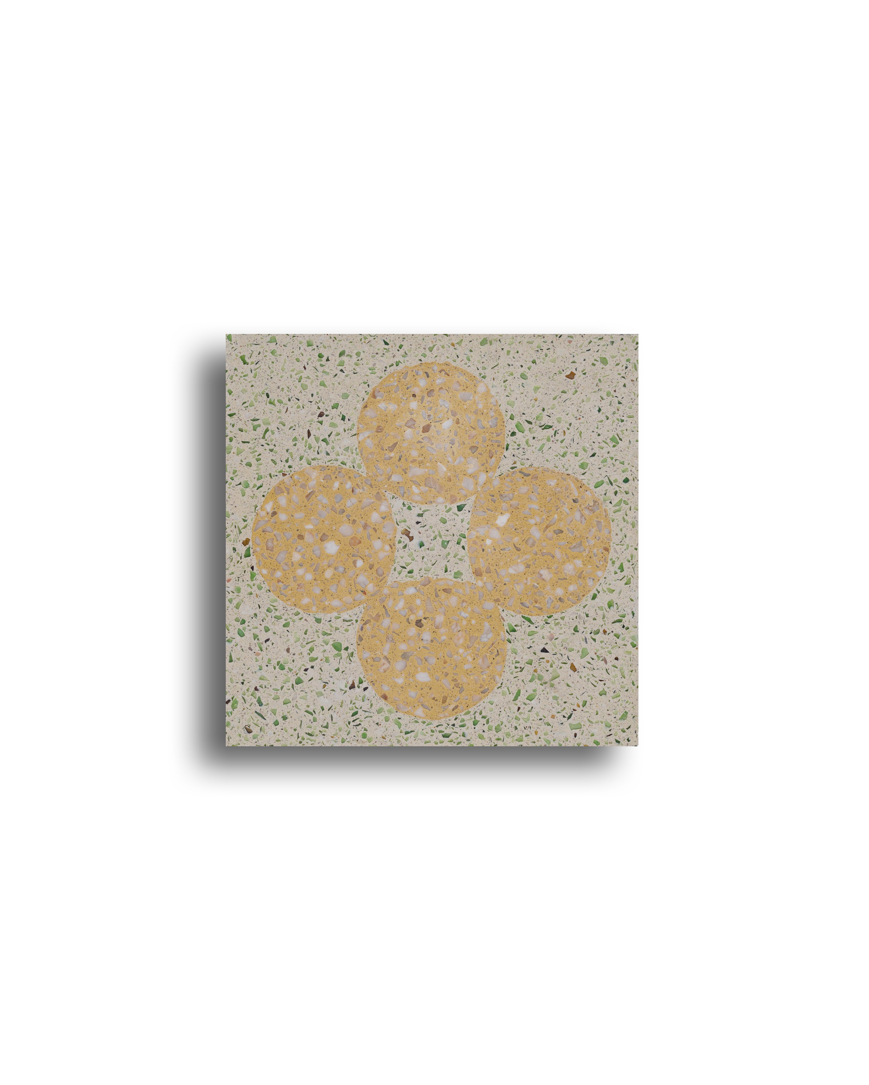 Carreau de ciment - terra w jaune ref. 25212104 pack 6 pièces - TILINE