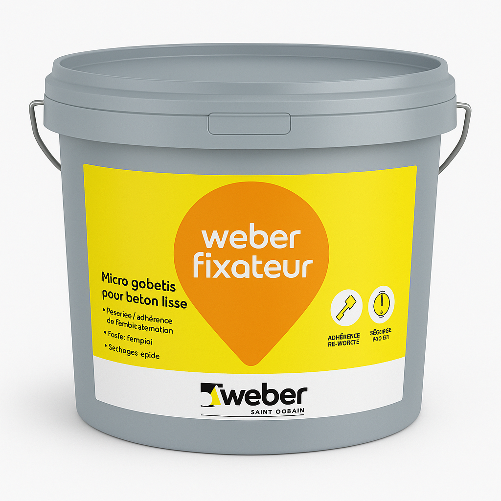 Weber Fixateur - adhérence des enduits monocouche sur béton-20kg