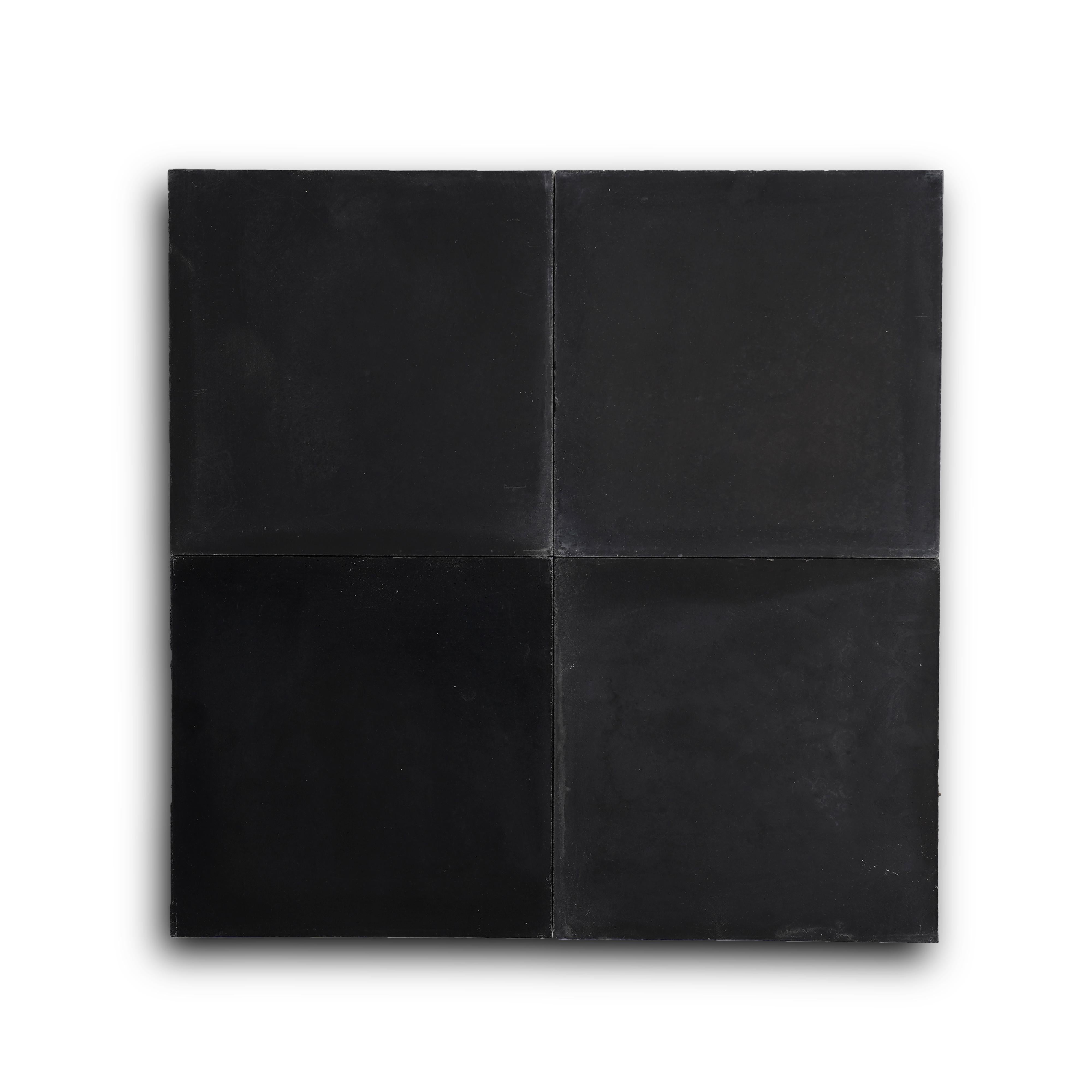 Carreau de ciment - rochenoir ref. 0235212 pack 12 pièces - tiline - Revêtement Maroc