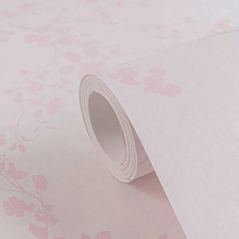 Papier Peint Fleurs Poudrées – Élégance Florale pour Chambre Bébé & Enfant - Revêtement Maroc