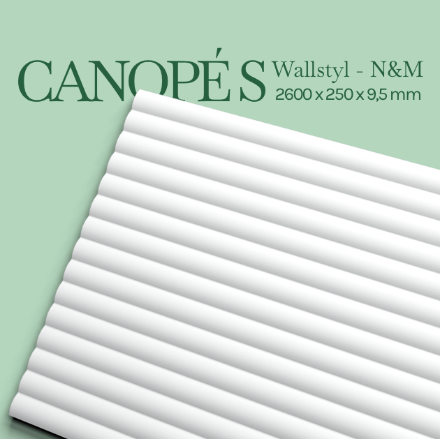 Panneau mural CANOPÉE S WALLSTYL® 250 x 9,5 x 2600 mm