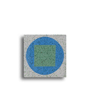Carreau de ciment - terra cc vert & bleu ref. 25212214 pack 6 pièces - TILINE