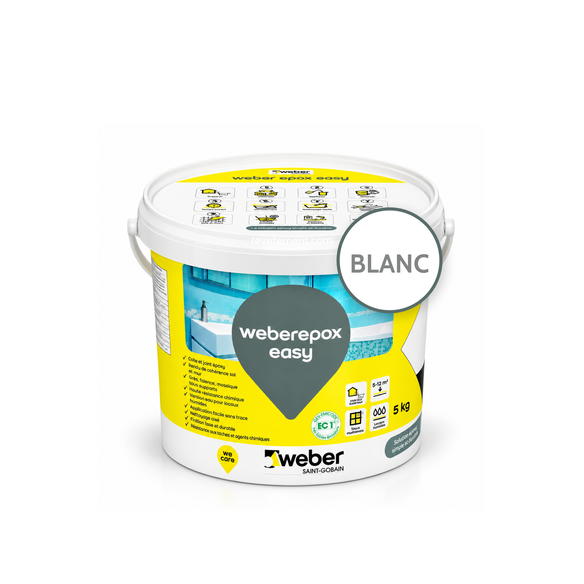 Weberev Hidro mineral mortar for facade plastering W2 - 25kg