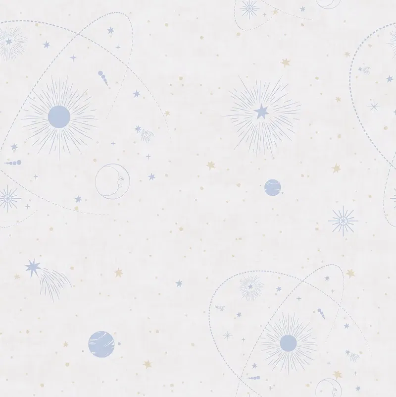 Papier Peint Nuages & Points Pastel – Douceur Scandinave pour Chambre Bébé - Revêtement Maroc
