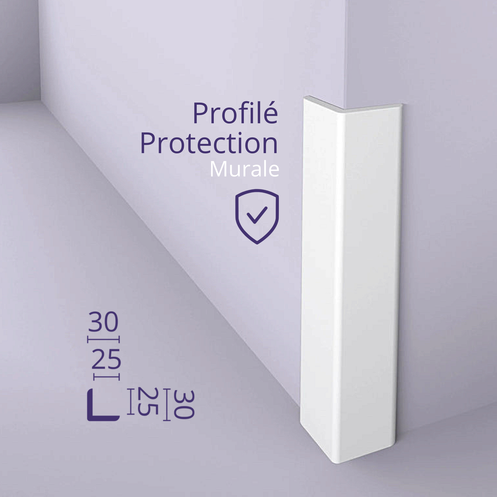 Profilé fonctionnel WE1 protection de coin - Revêtement Maroc