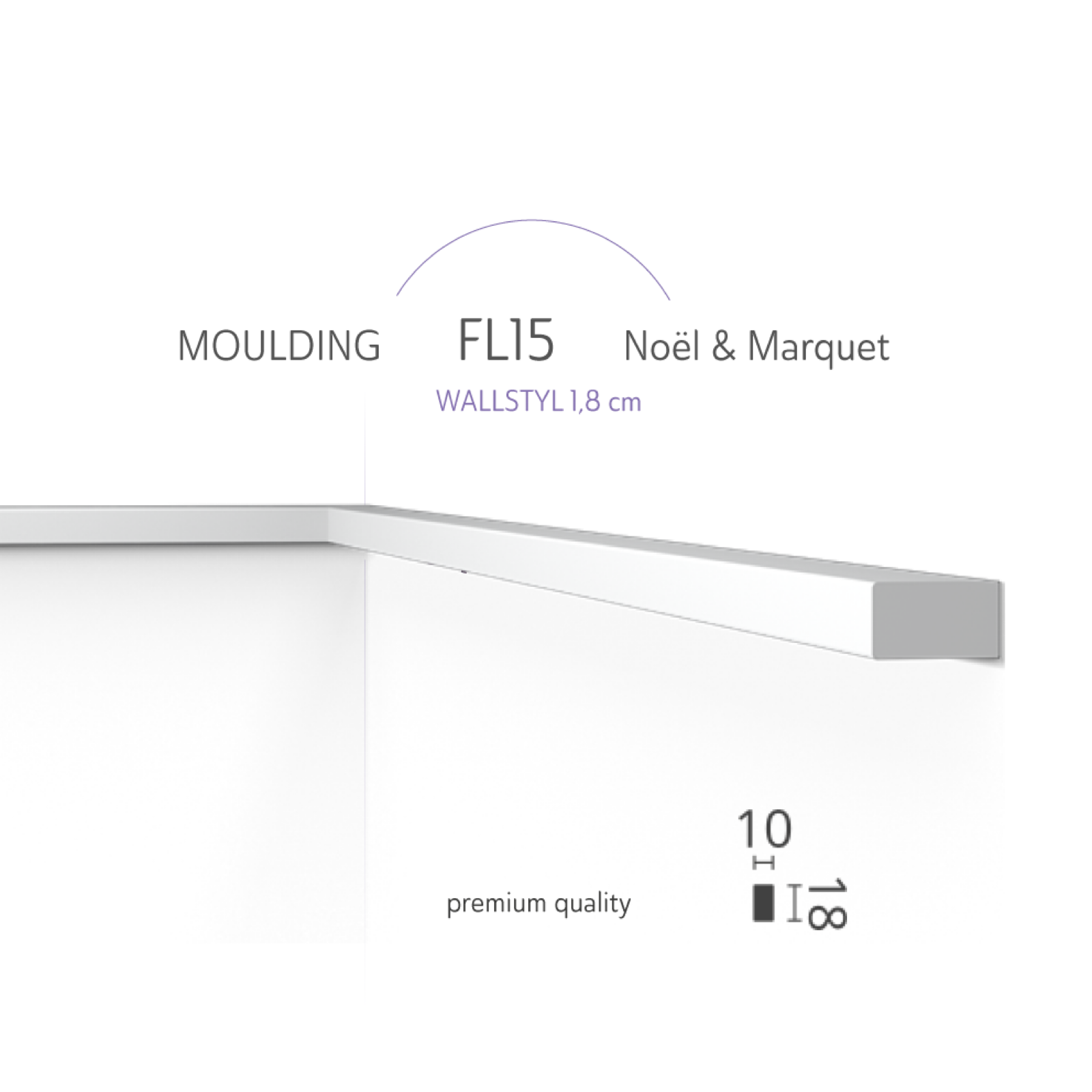 FL15 WALLSTYL® MOULURE multi-usage