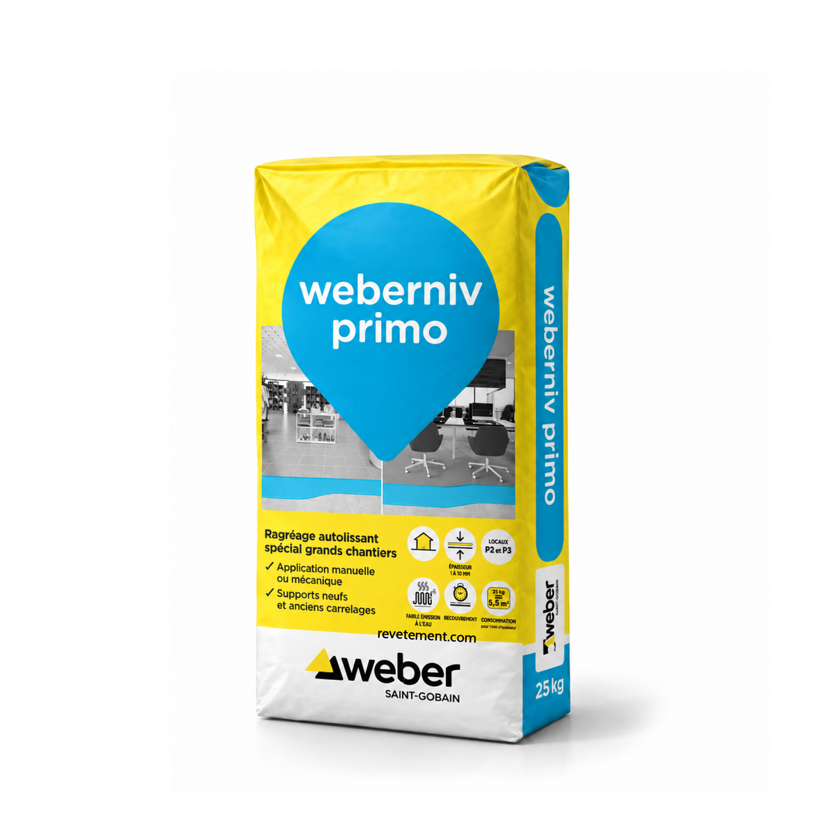 WeberNiv primo 25kg Self-leveling compound for interior floors 