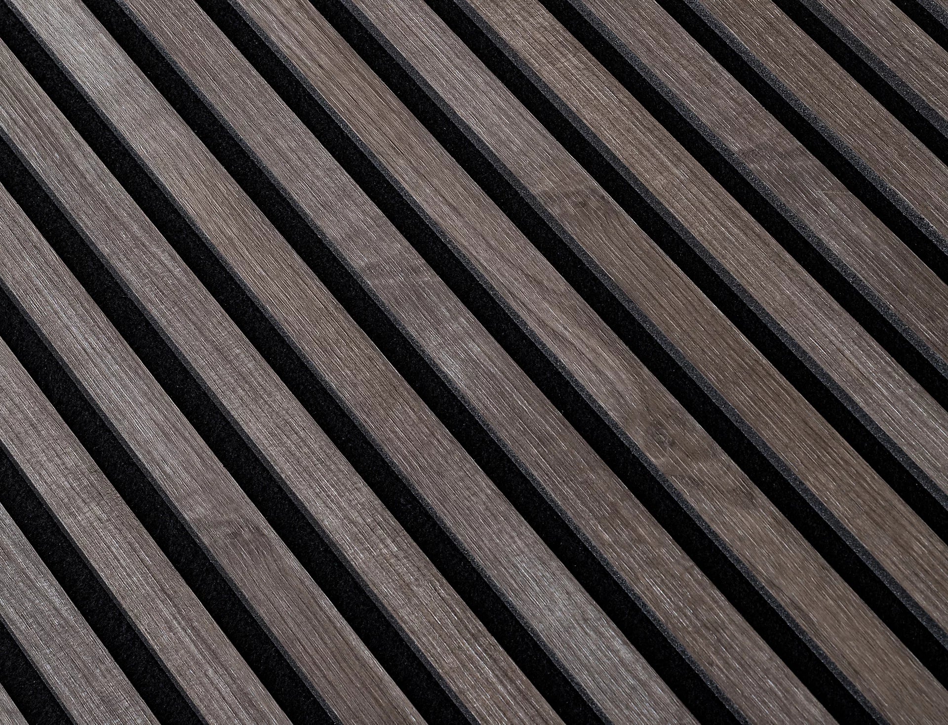 SELITSTYLE® The Easiest Panel – Panneau acoustique PET Dark Oak 2400 × 565 × 19 mm