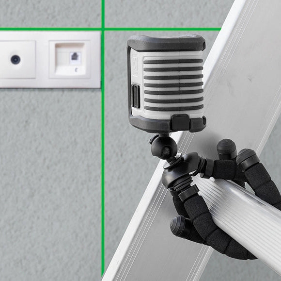 Laser-Kreuz-Set grün + flexibles Stativ Kapro