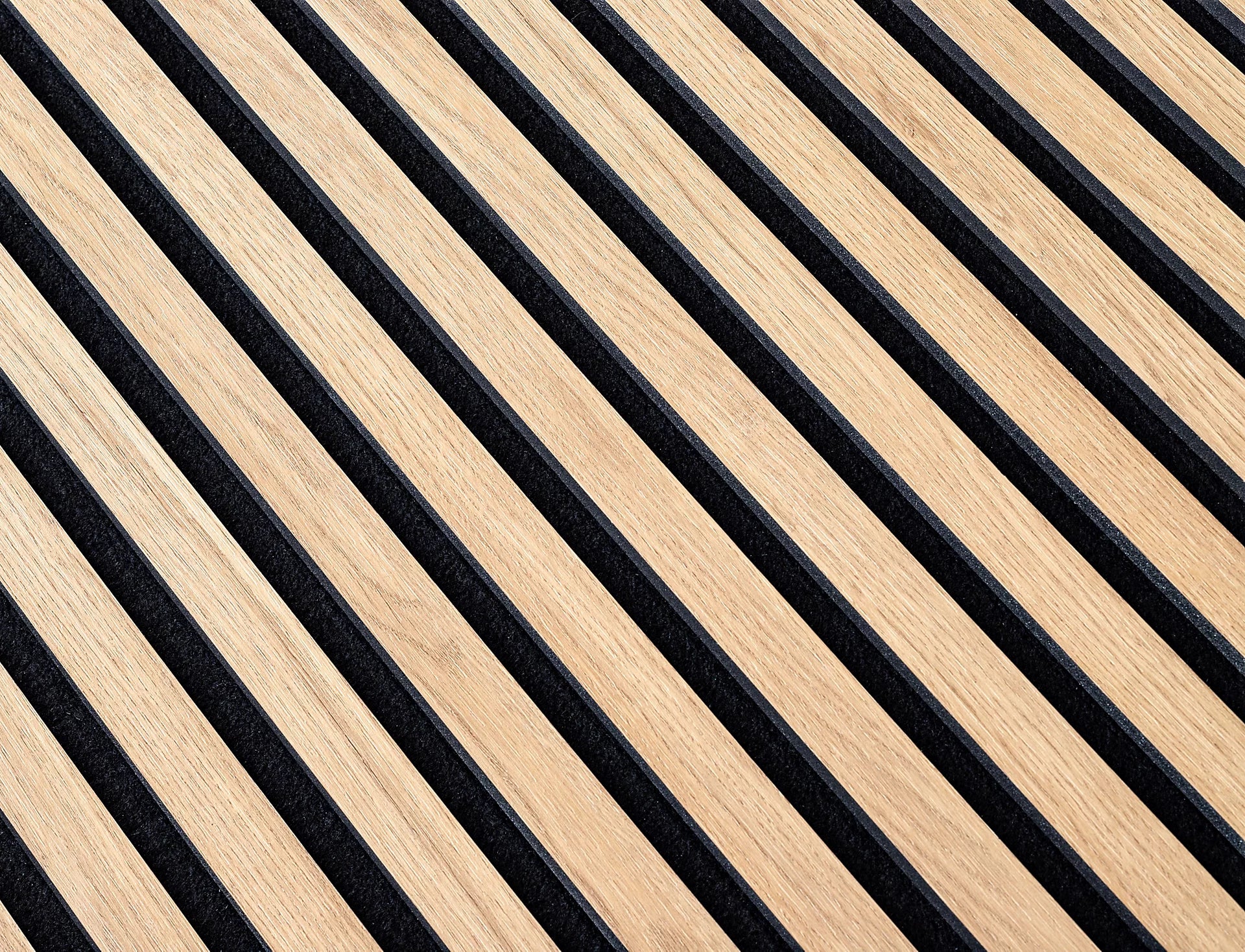 SELITSTYLE® The Easiest Panel – Panneau acoustique PET Light Oak 2400 × 565 × 19 mm