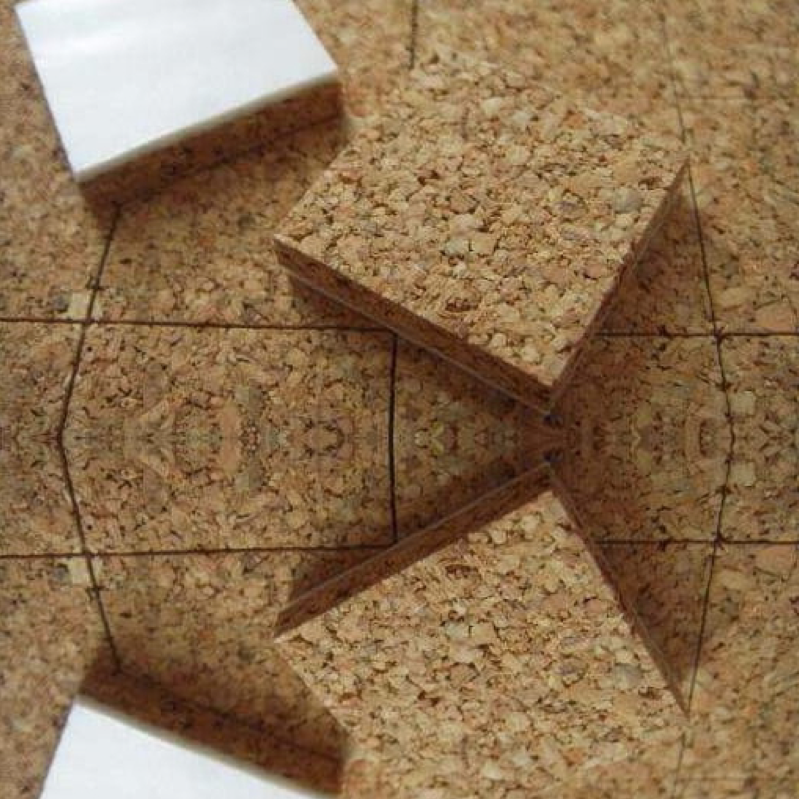 Noma pad liège nature 20 x 20 x 2 mm - Revêtement Maroc