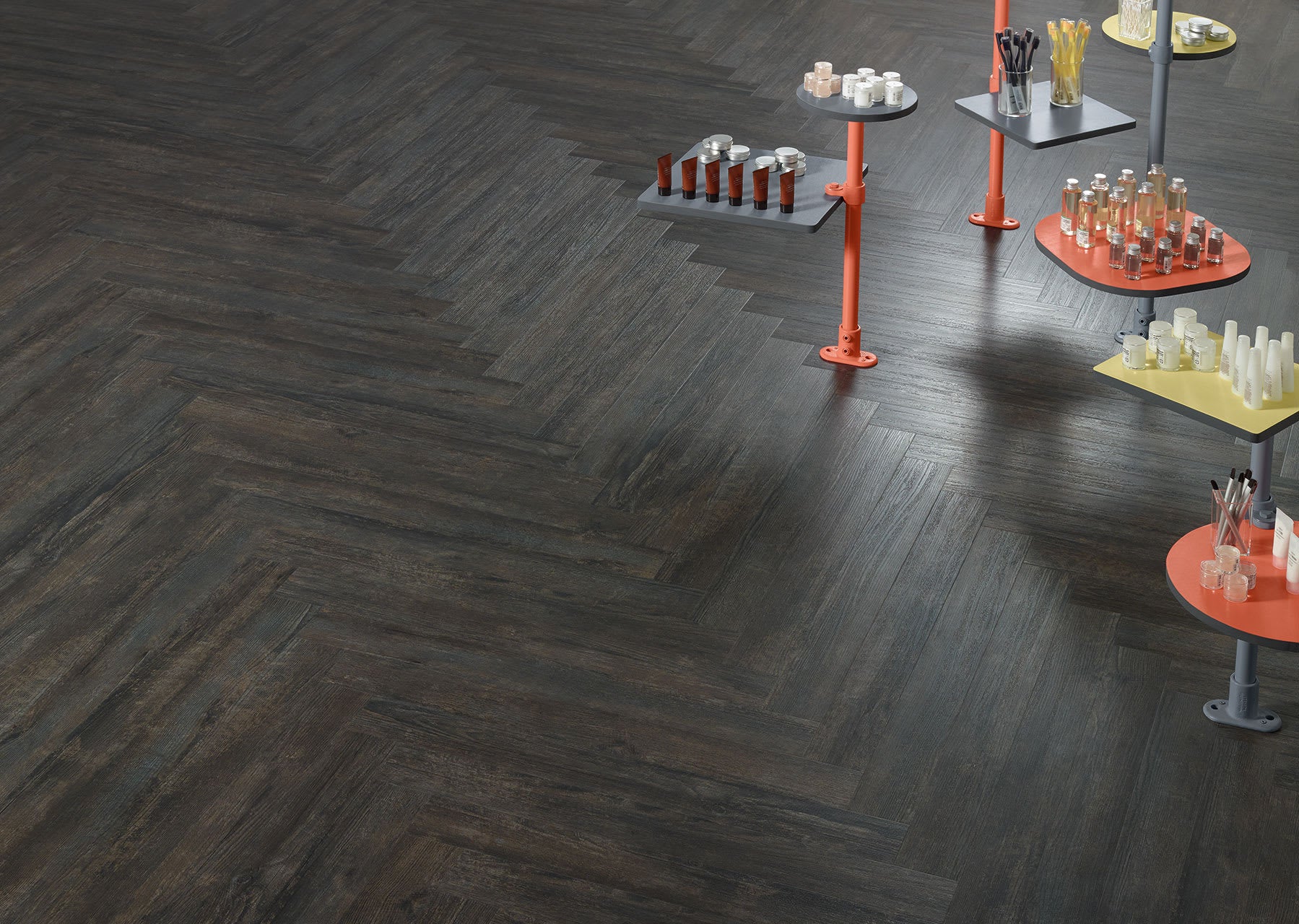 Blackened spa wood LVT amtico - Revêtement Maroc