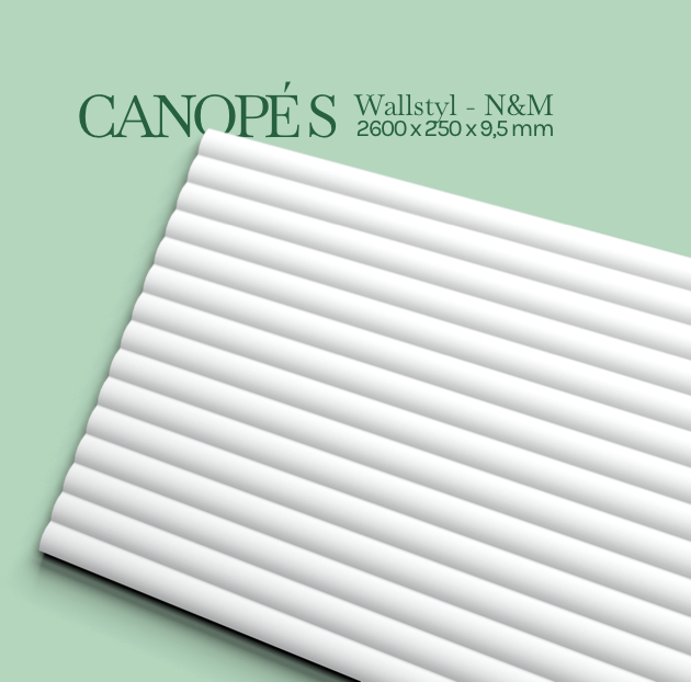 Panneau mural CANOPÉE S WALLSTYL® 250 x 9,5 x 2600 mm