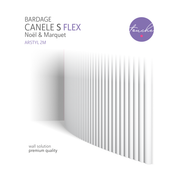 CANELÉ S FLEX – Panneau mural & bardage 3D flexible haut de gamme - Revêtement Maroc