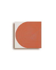 Carreau de ciment - kaos orange ref. 2521274 pack 6 pièces - TILINE