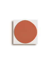 Carreau de ciment - douara orange ref. 2521254 pack 6 pièces - TILINE