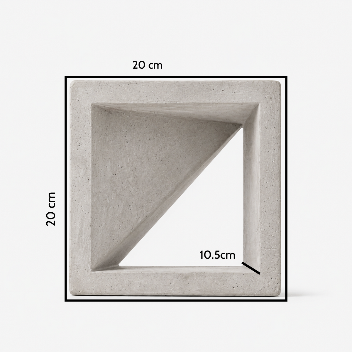 Brise-vue cimenté Cleo HD 45 – Claustra décoratif en béton haute densité