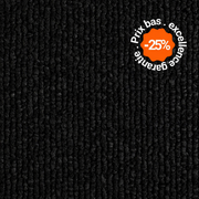 Dalle Moquette Rsol Noir Premium - boucle tuftée 1/10"