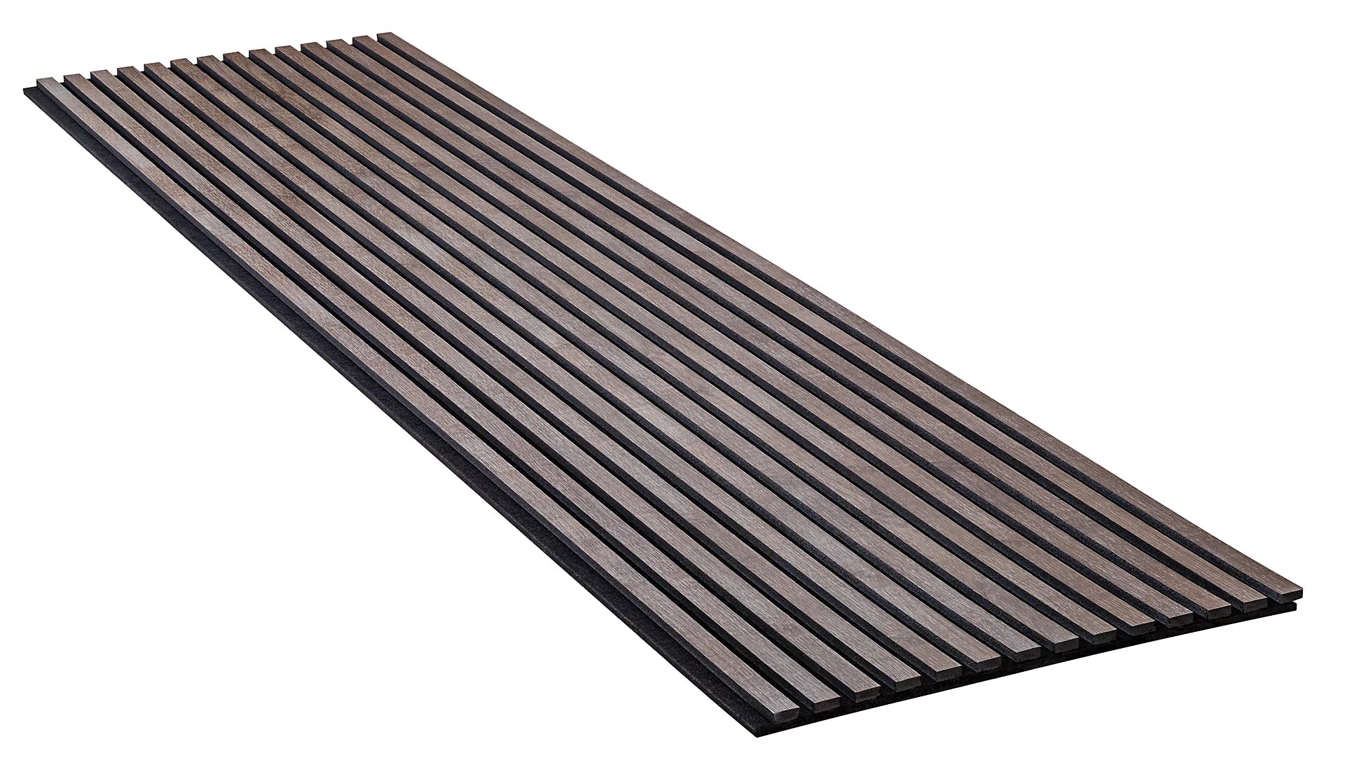 SELITSTYLE® The Easiest Panel – Panneau acoustique PET Dark Oak 2400 × 565 × 19 mm