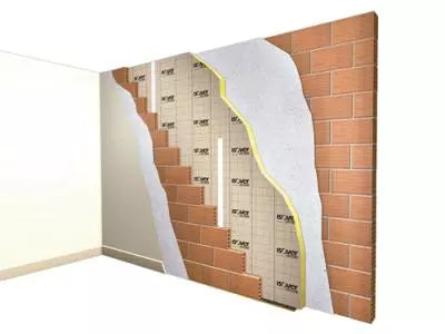 ISOVER ECO 037 – Panneau isolant façade 50 mm | Laine minérale thermo-acoustique - Revêtement Maroc