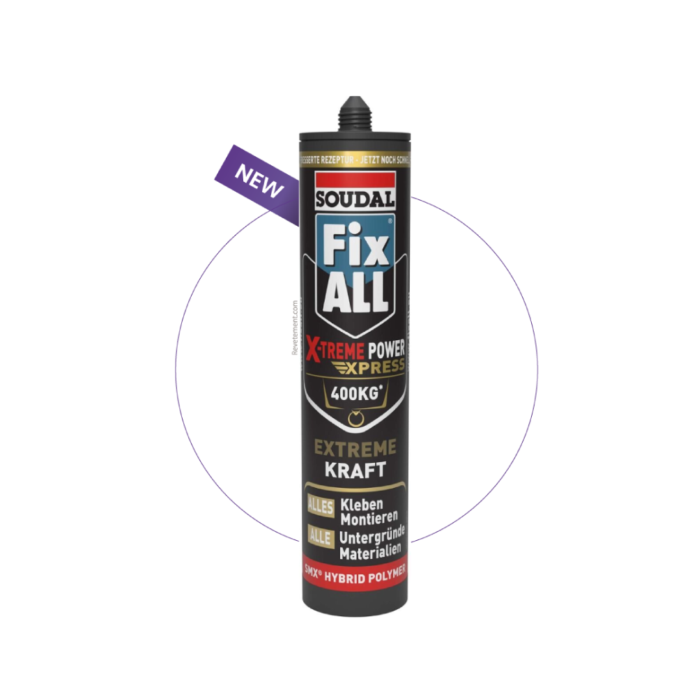 Soudal Fix ALL X-TREME POWER EXPRESS 400kg/m² Blanc 280 ML – Mastic-colle hybride