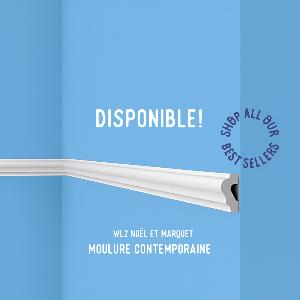 Moulure WL2 wallstyl - 2 mètres - Revêtement Maroc