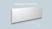 Panneau SCURETTO ARSTYL 1135 x 380 x 14,5 mm - Revêtement Maroc
