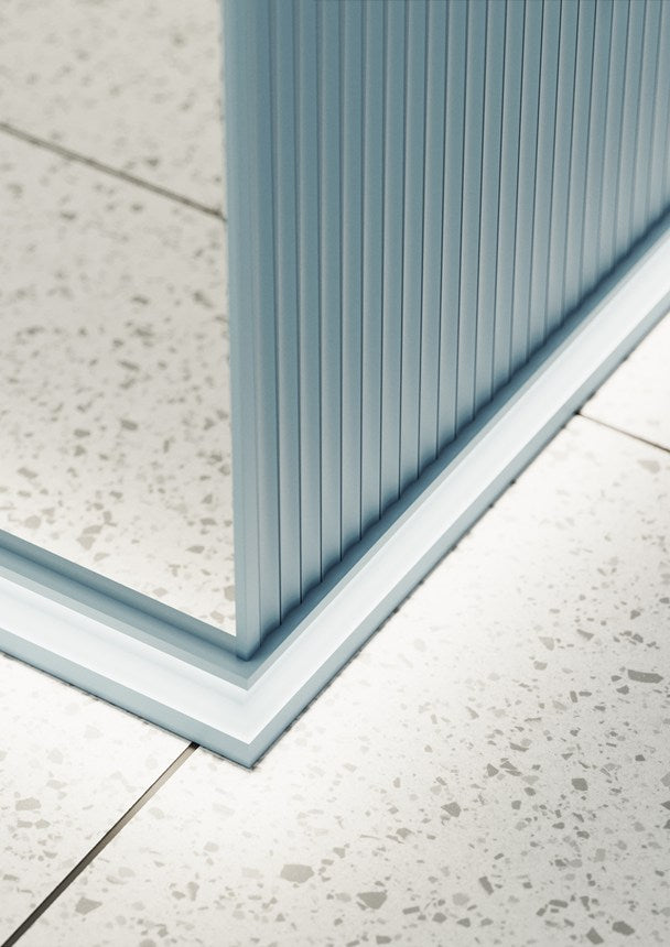 Panneau mural MEZZALUNA S WALLSTYL® 250 x 9,5 x 2600 mm