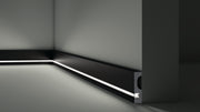 IL10 Black WALLSTYL® LED Skirting Board – Multi-purpose skirting board
