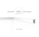 WL10 WALLSTYL® Picture Rail – Minimalist molding for wall panels and finishing