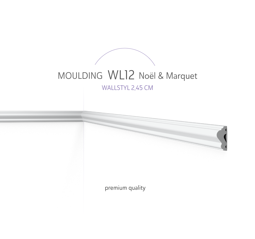 Cimaise WL12 WALLSTYL® – Moulure décorative murale et plafond - Revêtement Maroc
