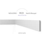 FL9 picture rail / Noël et Marquet plinth - 2 meters