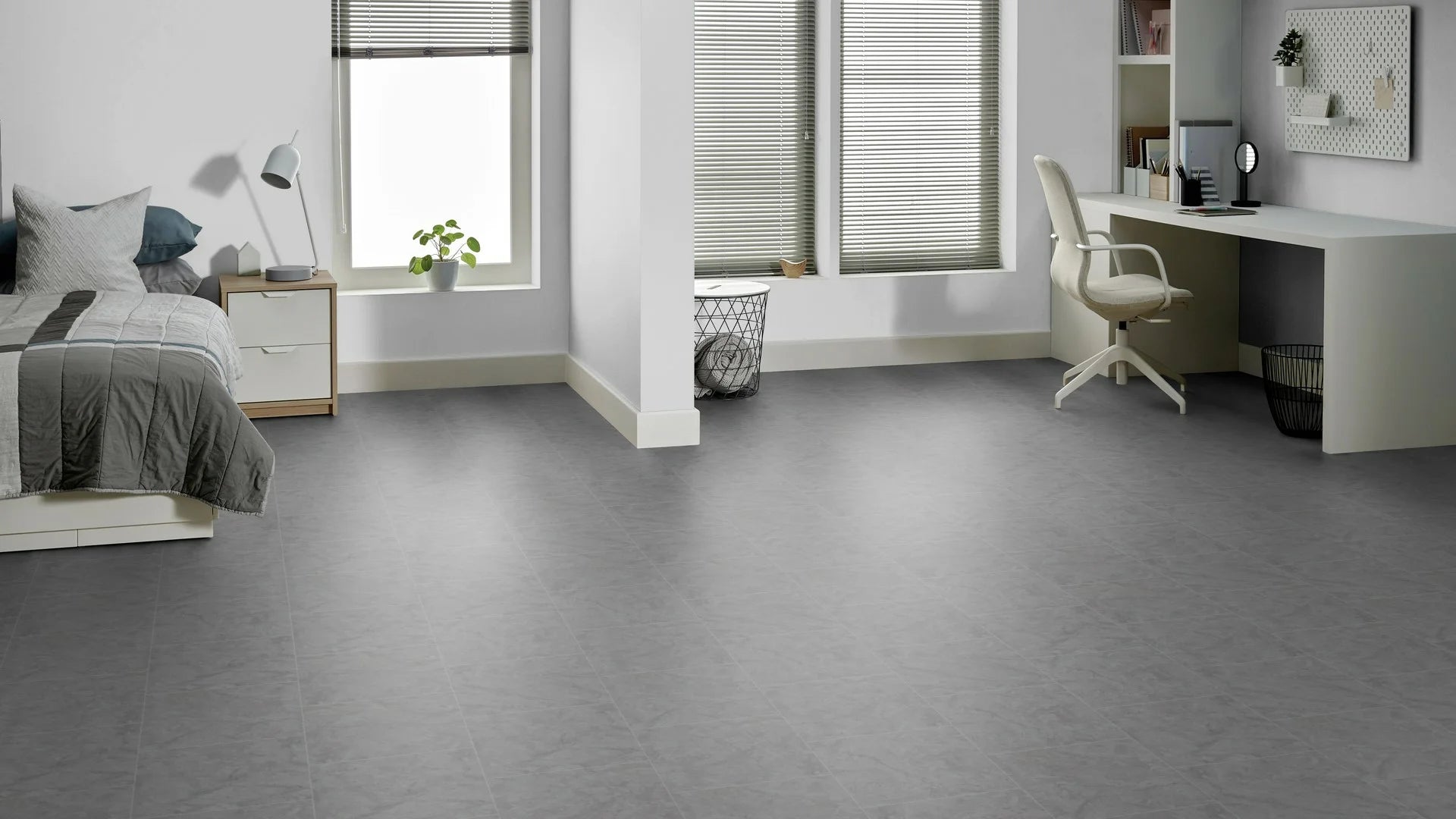Dalle Vinyle Premium - Ceramic Dark - SPACIA LVT - Revêtement Maroc