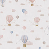 Papier Peint Montgolfières Rêveuses – Voyage Poétique pour Chambre Bébé - Revêtement Maroc
