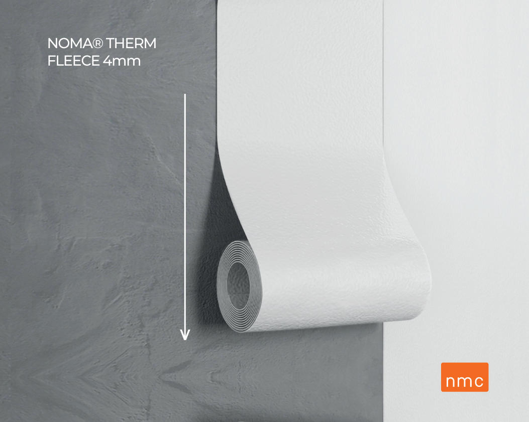 Rouleau isolant thermique mural intérieur THERM FLEECE (10m*0,5m=5m²) épaisseur 4mm - Revêtement Maroc