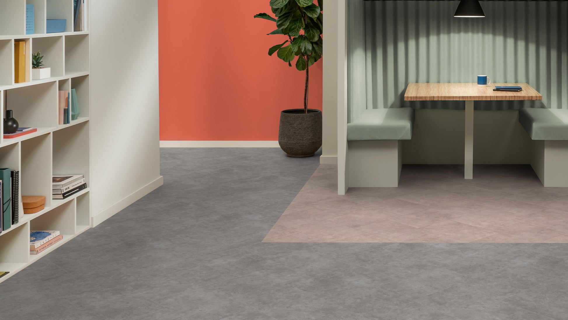 Dalle Vinyle Premium - GALLERY Concrete - SPACIA LVT - Revêtement Maroc