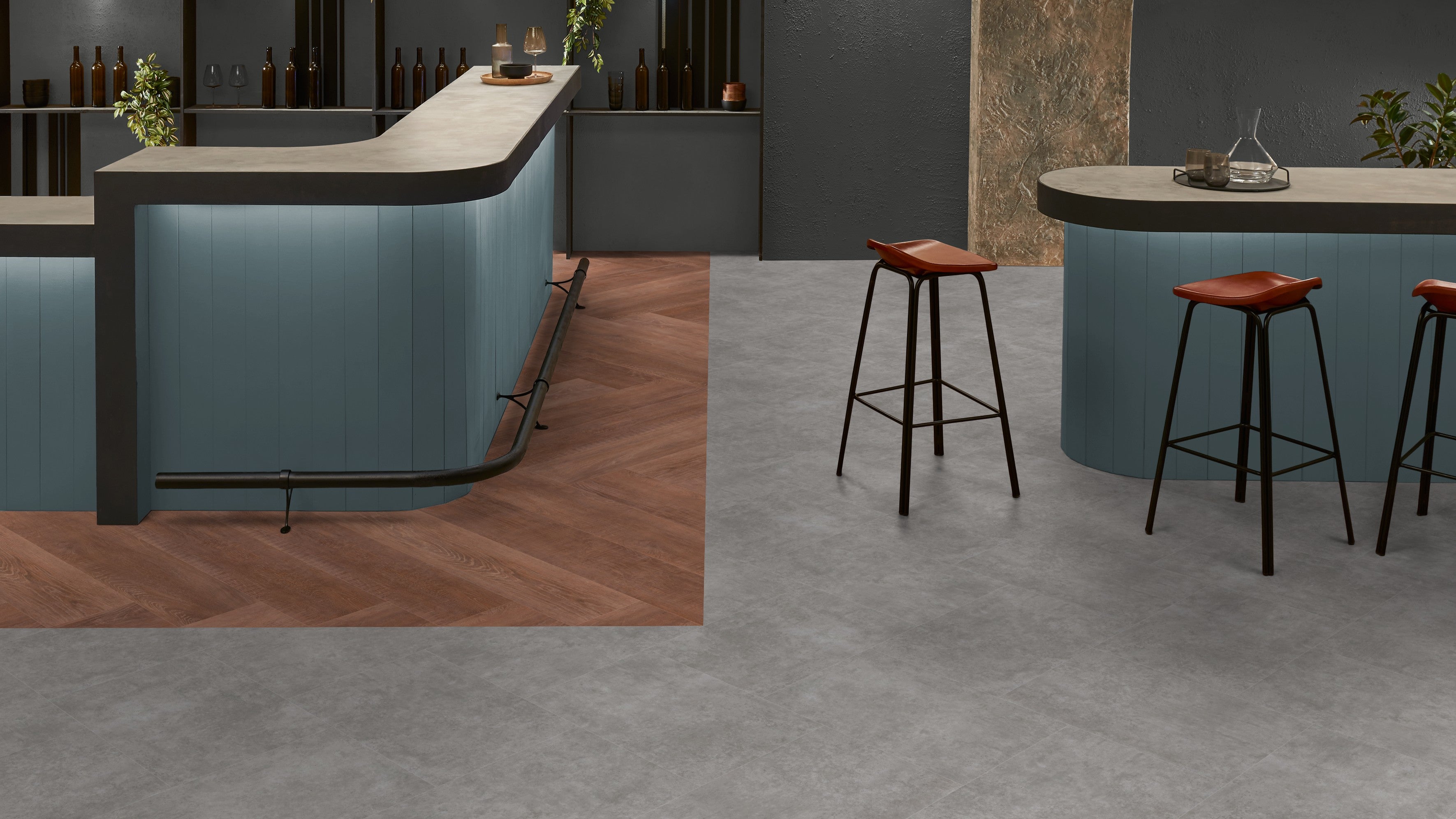 Dalle Vinyle Premium - GALLERY Concrete - SPACIA LVT - Revêtement Maroc
