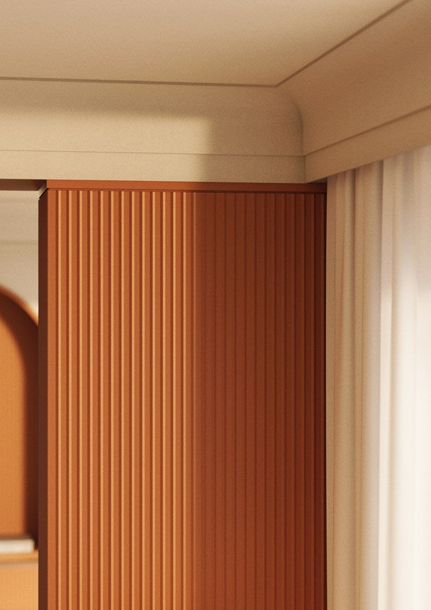 Panneau mural PLISSÉ L WALLSTYL® 250 x 9,5 x 2600 mm