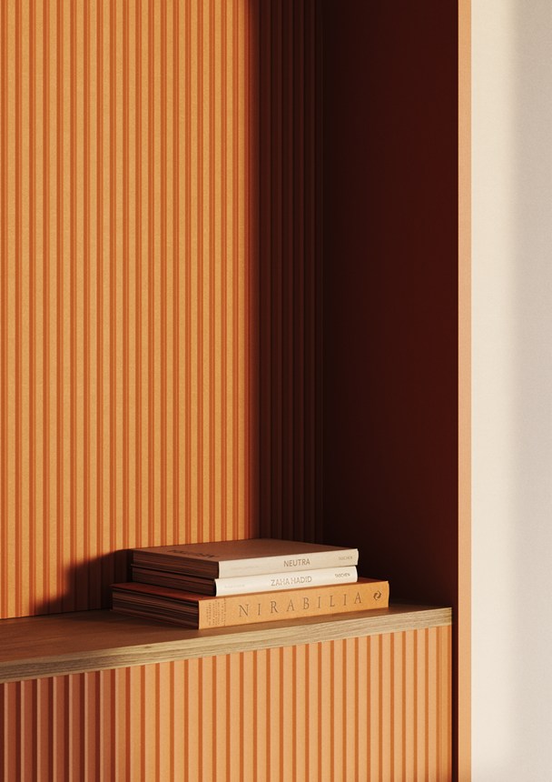 Panneau mural PLISSÉ L WALLSTYL® 250 x 9,5 x 2600 mm