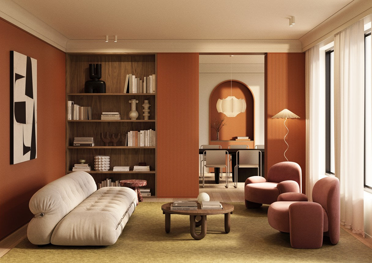 Panneau mural PLISSÉ S WALLSTYL® 250 x 9,5 x 2600 mm