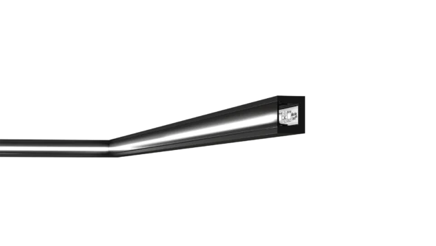 Profilé d'éclairage IL12 Black - multifonction - 2 mètres - Revêtement Maroc