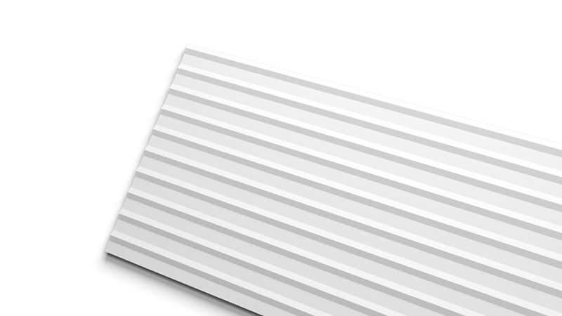Panneau mural PLISSÉ L WALLSTYL® 250 x 9,5 x 2600 mm
