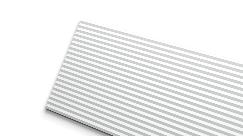 Panneau mural PLISSÉ S WALLSTYL® 250 x 9,5 x 2600 mm