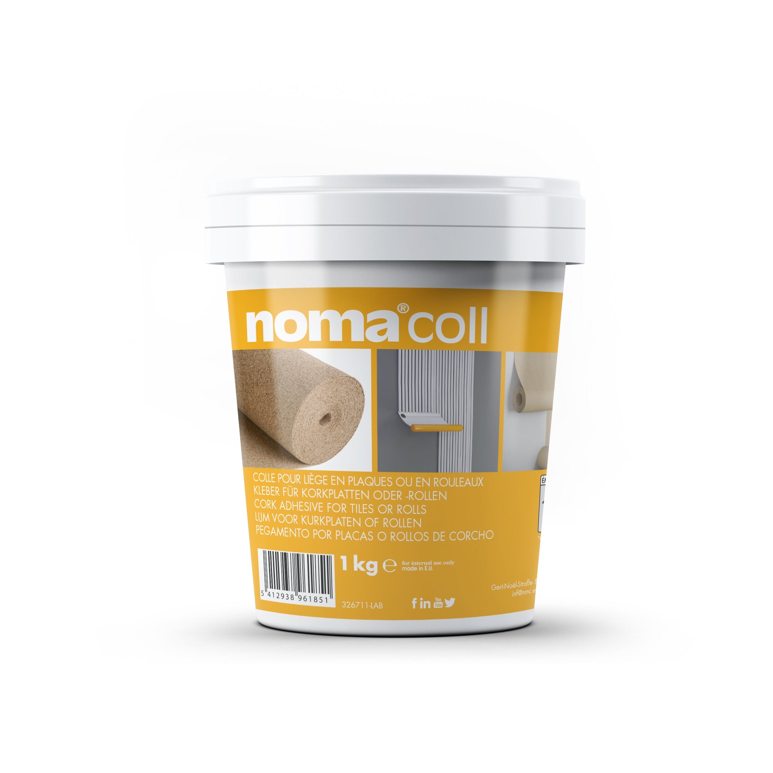 Colle pour isolant en liège Noma®Coll Cork 1kg - Revêtement Maroc